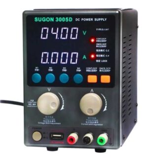 Sugon 3005d Adjustable Digital Dc Power Supply With Short Killer With Memory Option ( 30v 5amp )