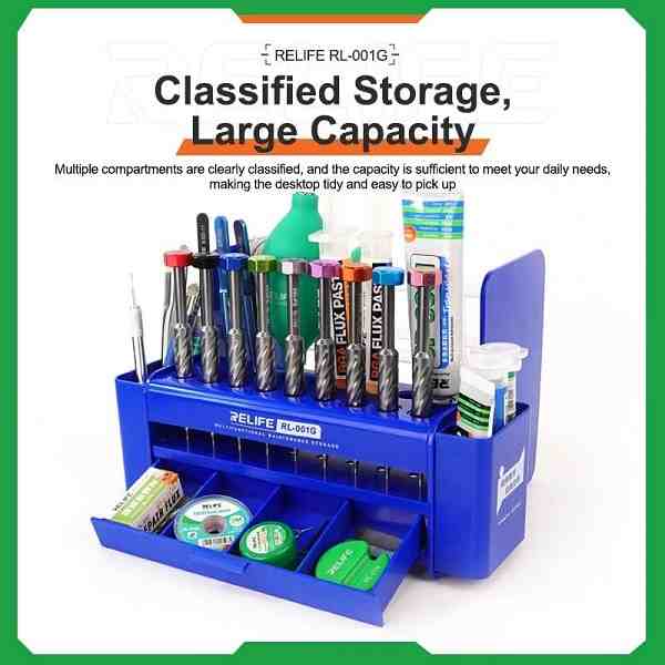 Relife RL-001G Tool Screwdriver Holder Organizer Station For Phone Repair