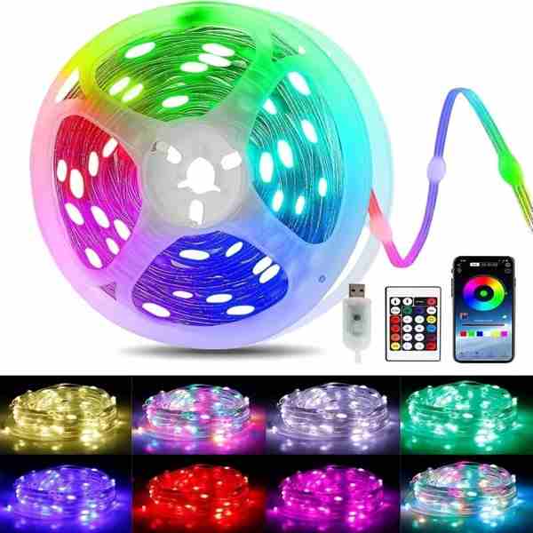 Multi Color Fairy Lights With App (10 meter)