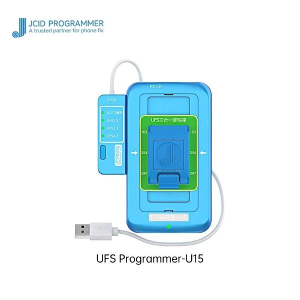 JCID UFS Programmer U15 BGA153/254/297 3 In 1 Read Write Tool