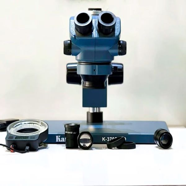 Kaisi K-37050 Stereo Trinocular Microscope With 0.5x Lens