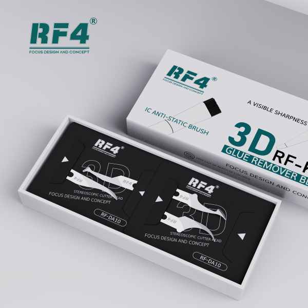 RF4 RF-KB11 3D Tin Scraping Blade and Anti-Static Glue Removal Brush Set - Image 6