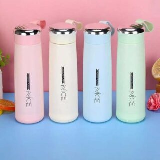 Plastic Nice Water Bottle Glass Inner, 500 mL