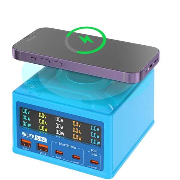RELIFE RL-304R Multi-port Wireless Charger - Image 3