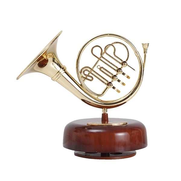 French Horn Music Box