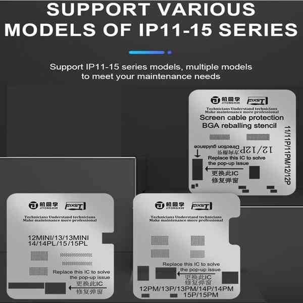 Iphone Stencil IP11-15 Series 3 Pis Set
