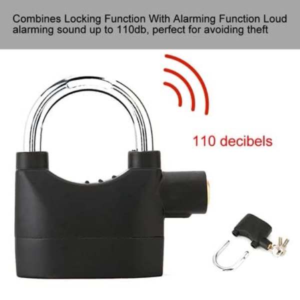 Anti-Theft larm Waterproof Padlock - Image 3