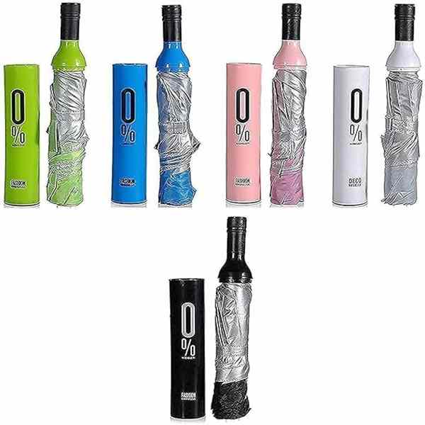 Folding Umbrella Wine Bottle Shape - Image 5