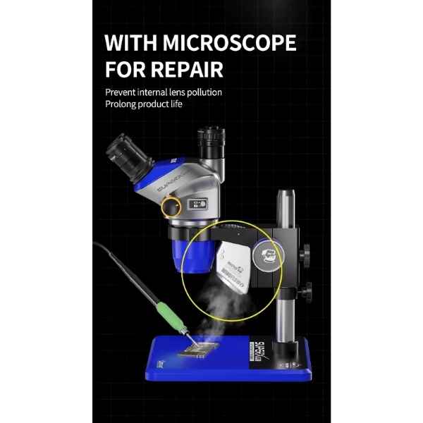 Mechanic Wind flow Powerful Microscope Fume Smoking Fan - Image 7