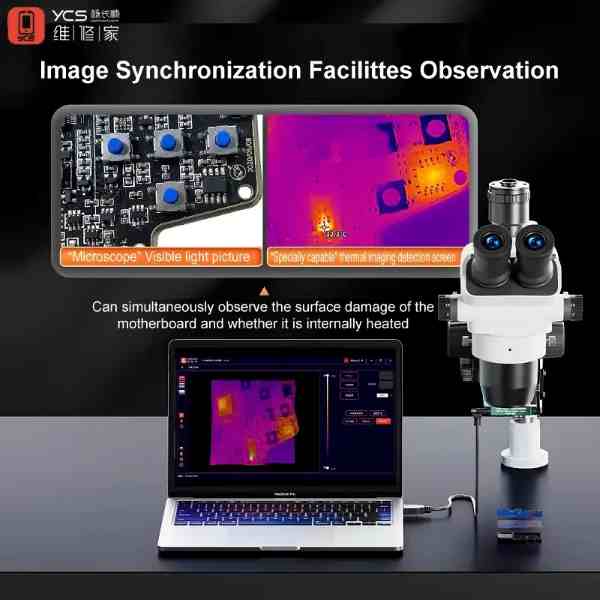 YCS TNZ Microscope Thermal Camera For Motherboard Short Circuit Detection Camera - Image 4