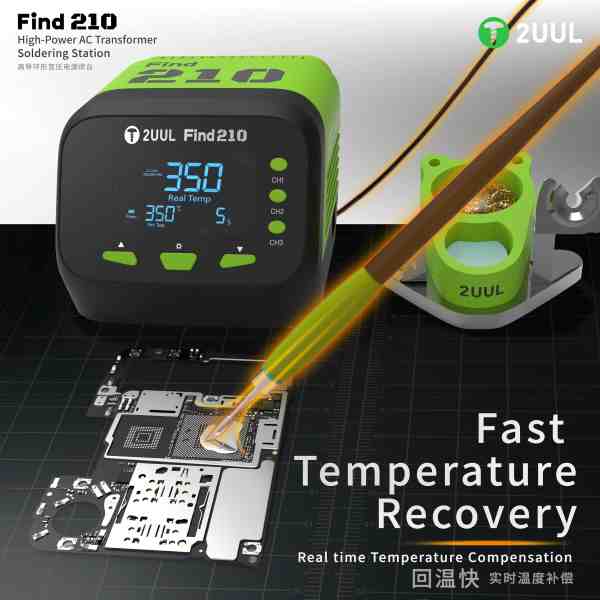 2UUL FIND210 High-Power AC Transformer Soldering Station - Image 5