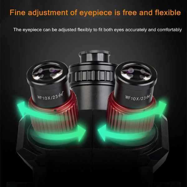 YCS 7060X 7X-60X Trinocular Stereo Microscope with Big Base - Image 2