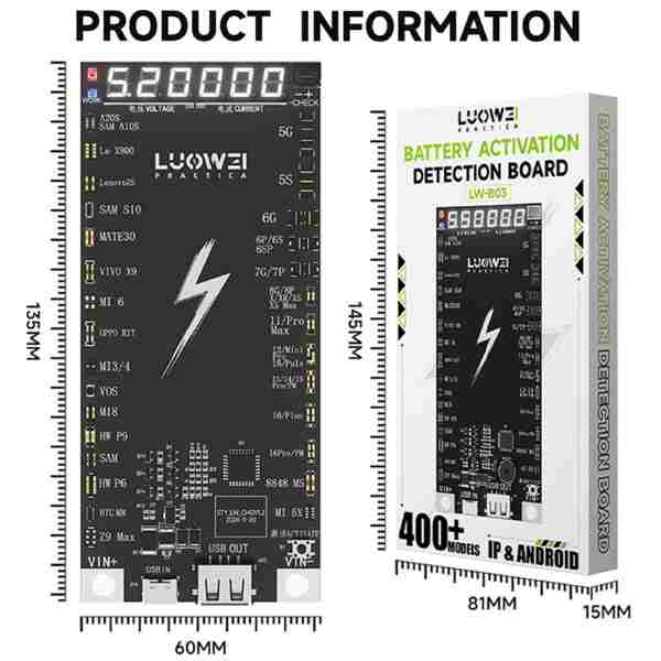 Battery Activation Board Luowei LW-B03 for Apple iPhone / Android Series - Image 2
