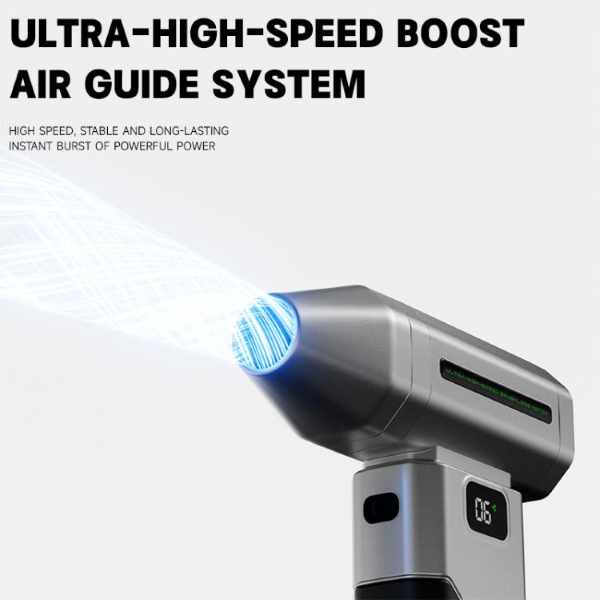 Luowei C2 Portable Rechargeable Clean Dust Mini Jet Fan - Image 4