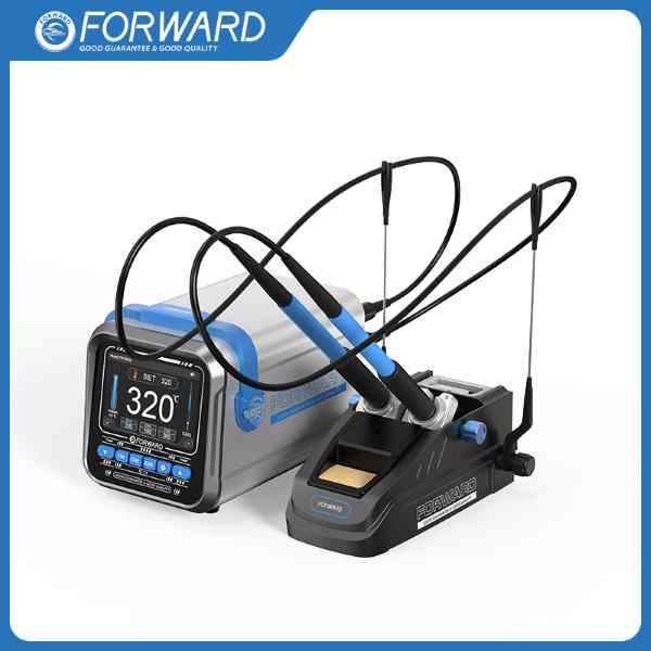 Forward FW-BE02 Double Station Precise Temperature Control Soldering Station - Image 2