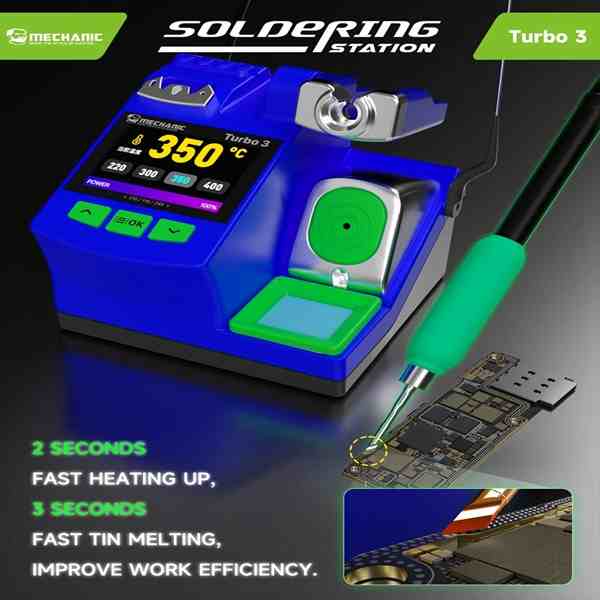 MECHANIC Turbo 3 150W Nano Soldering Station wtih C210 Tips