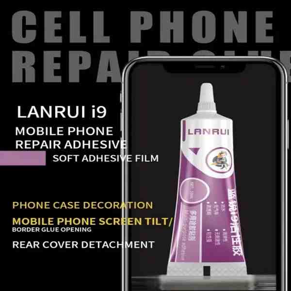 Lanrui I9 Strong Black Adhesive Glue 55ml