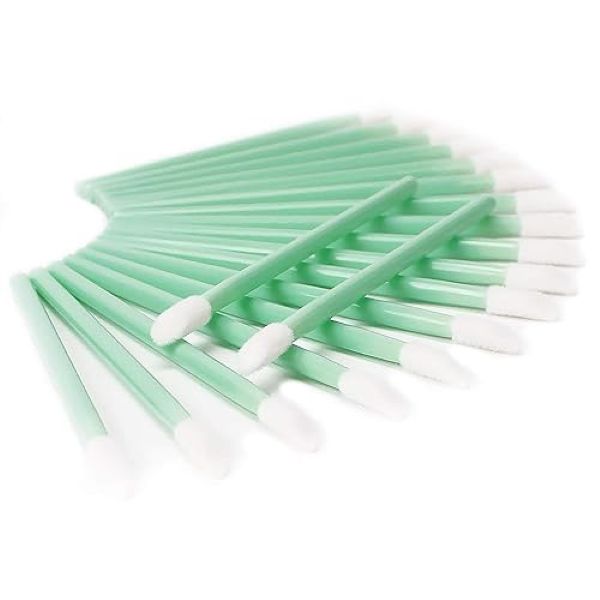 KEGUAN Sponge Cotton Swab Stick for Wipe 1 Packet of 100Pis