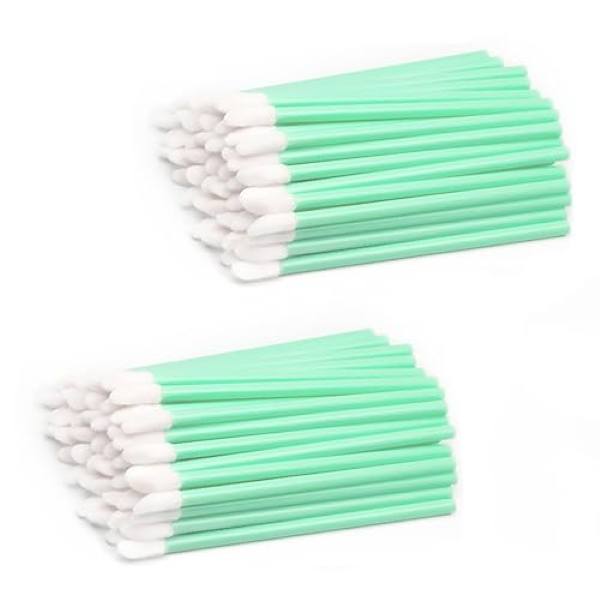 KEGUAN Sponge Cotton Swab Stick for Wipe 1 Packet of 100Pis - Image 2