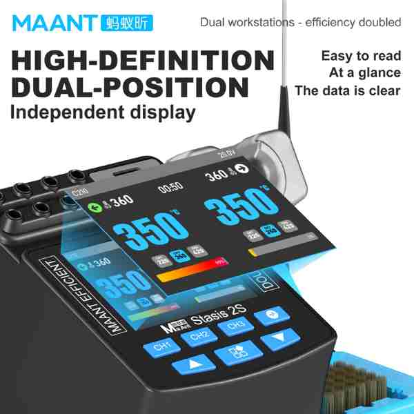 MaAnt Stasis 2S-215 200W Soldering Station - Image 3