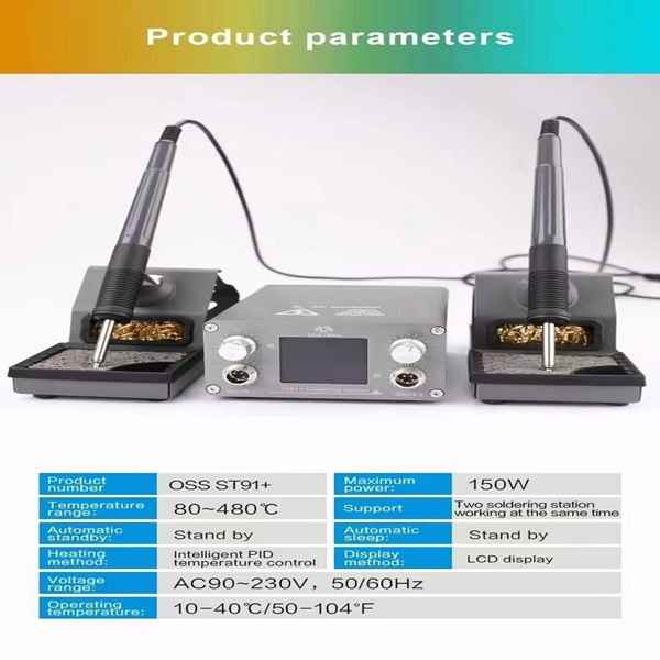 OSS TEAM ST91+ Soldering Station With 2 Handles - Image 4