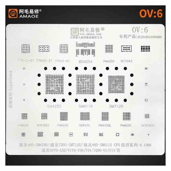 Amaoe OV6 Stencil