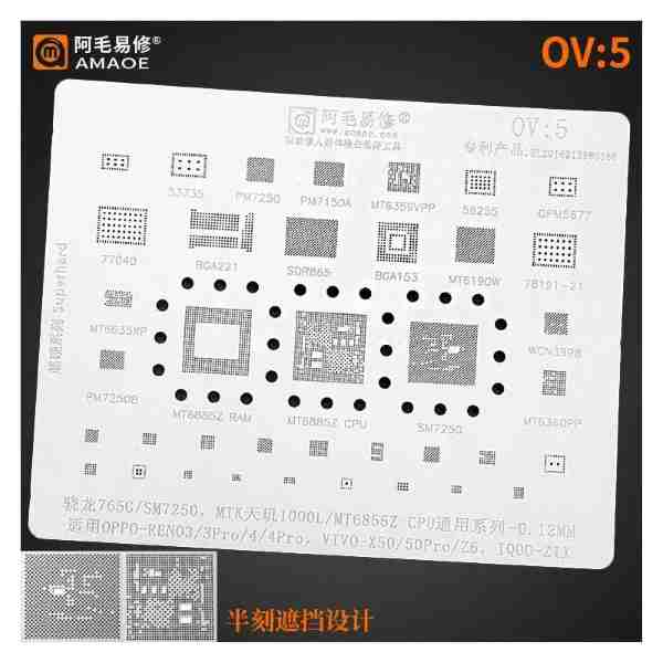 Amaoe OV5 Stencil For OPPO/VIVO