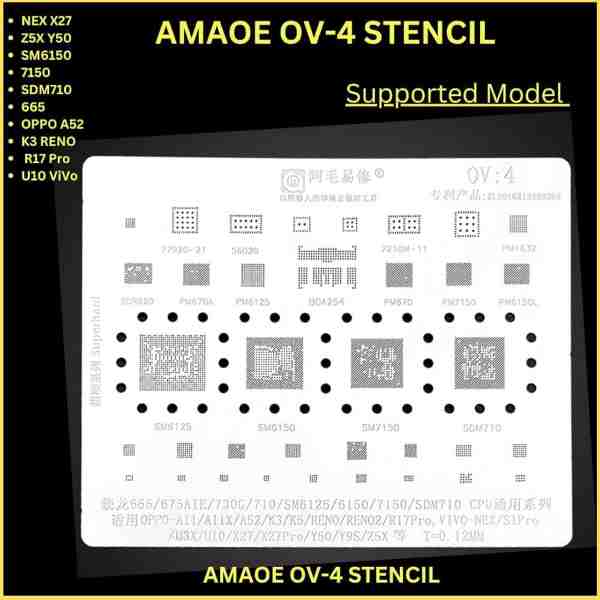 Amaoe OV4 BGA Reballing Stencil