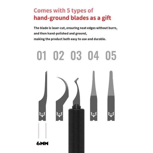 Mastergo FIREFLY-B5 Blade Set With Handle - Image 3