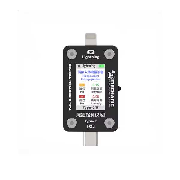 Mechanic T-824 SE Type-C to Lightning High Precision Digital Display Tail Insertion Tester