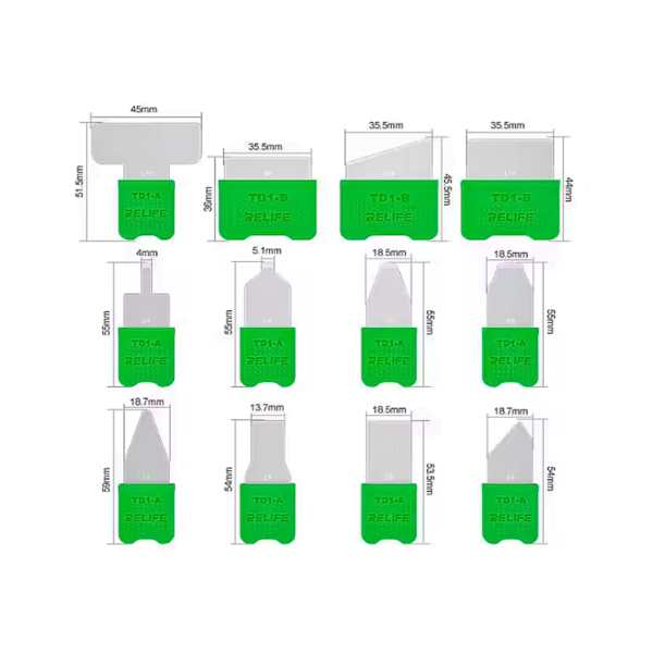 Relife TD1 Pro 12-in-1 LCD Screen Disassembly Prying Blade Set - Image 2