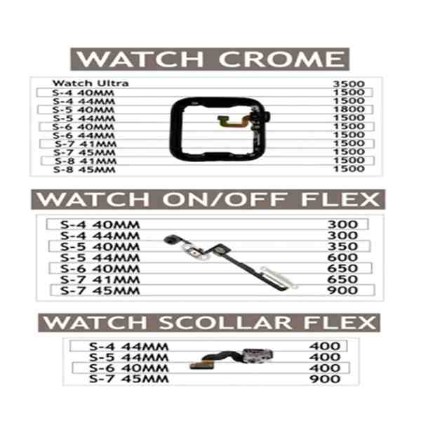 Watch Crome And On/Off Flex